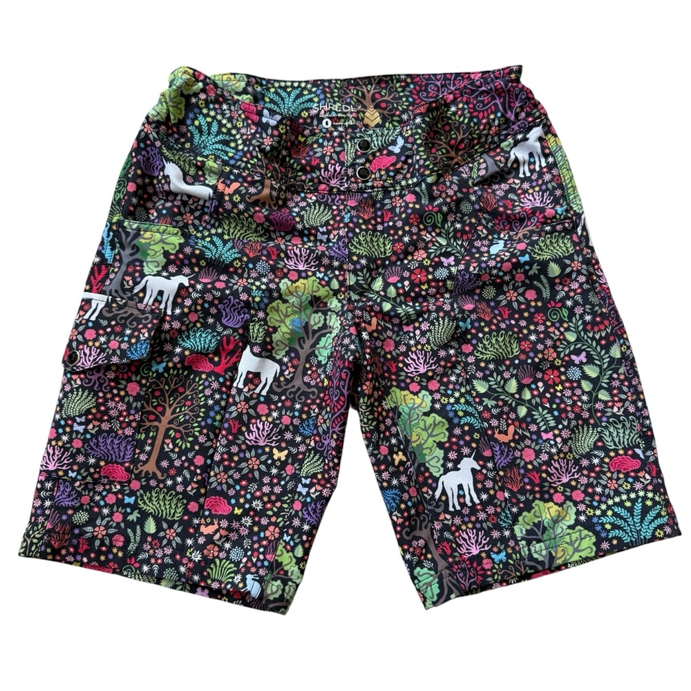 Colorful Patterned Women's Bike Shorts